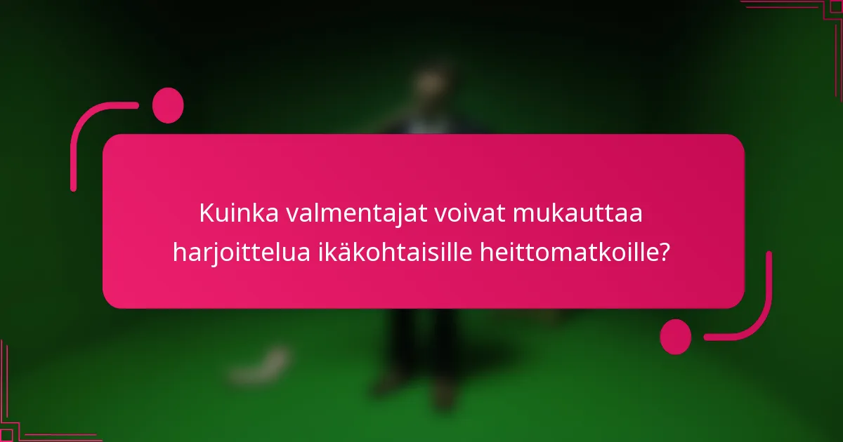 Kuinka valmentajat voivat mukauttaa harjoittelua ikäkohtaisille heittomatkoille?